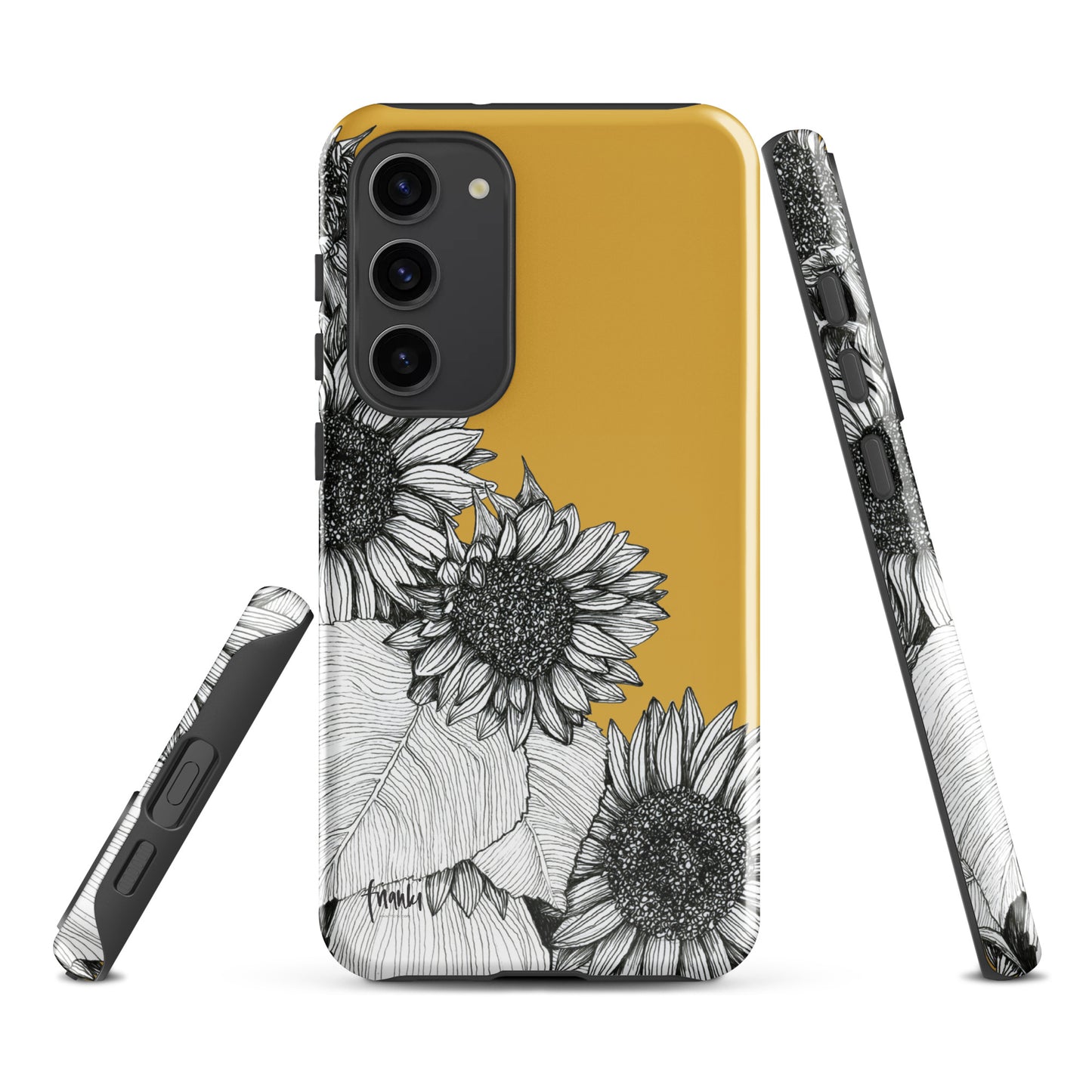 Tough case for Samsung® Sunflowers Oblique Mustard