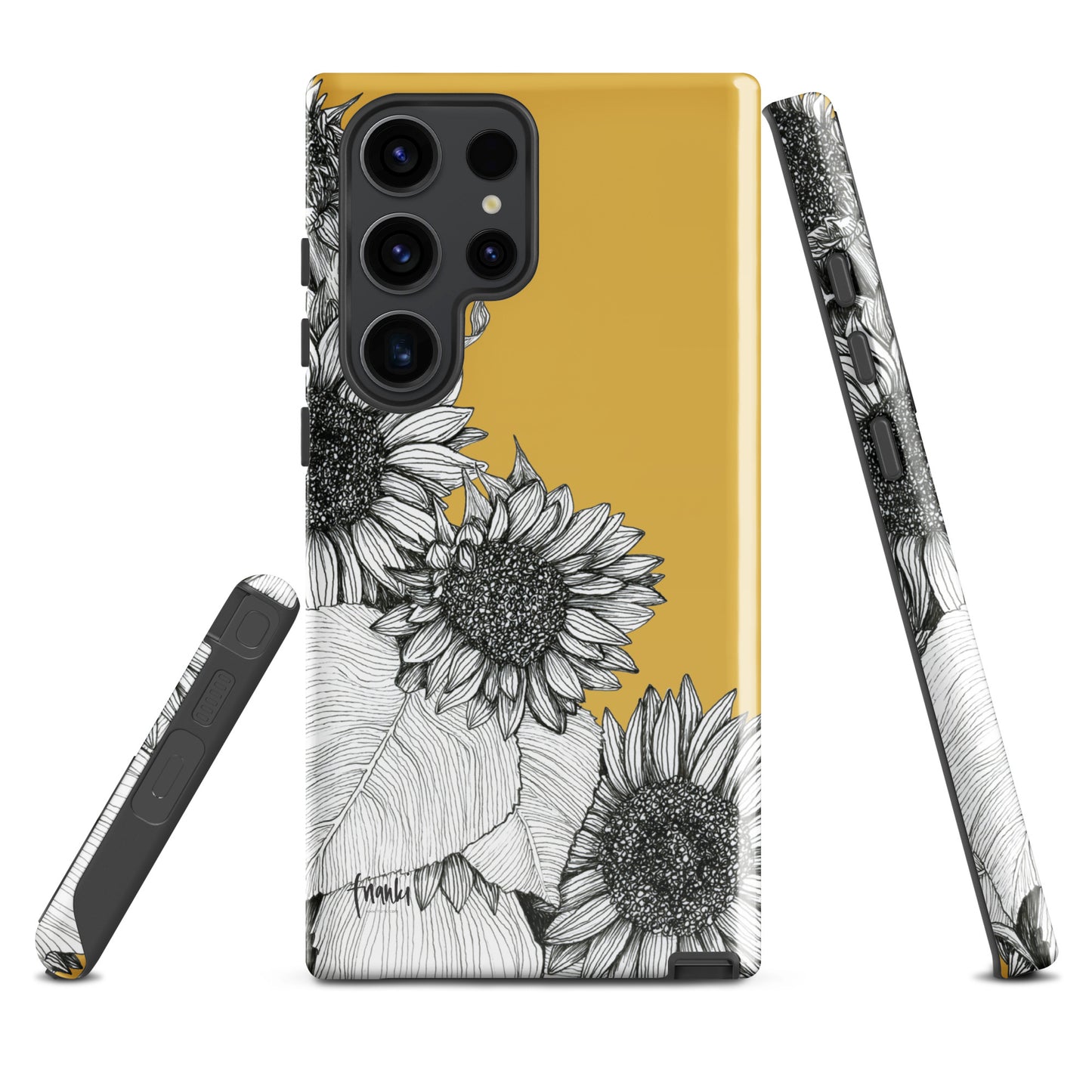 Tough case for Samsung® Sunflowers Oblique Mustard