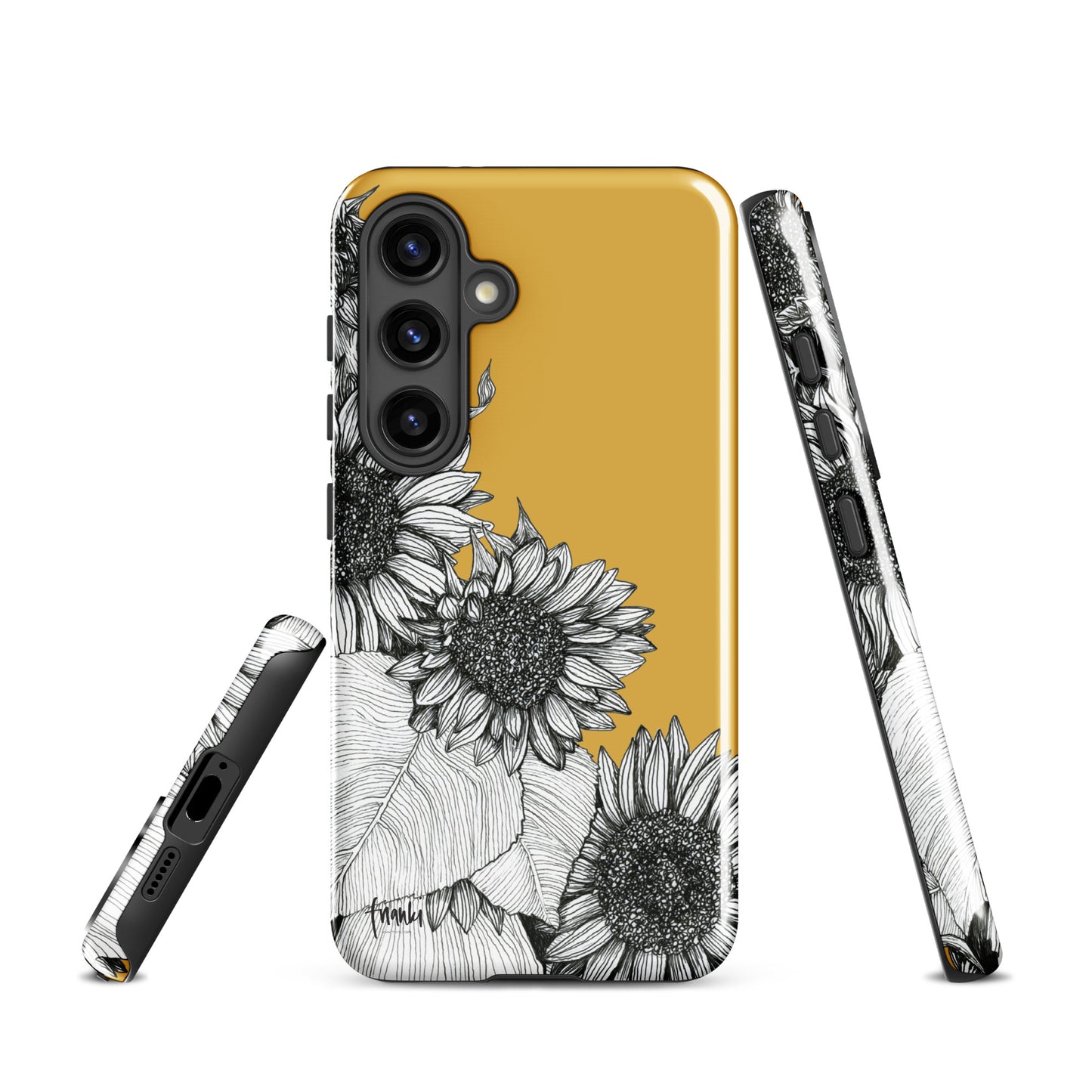 Tough case for Samsung® Sunflowers Oblique Mustard