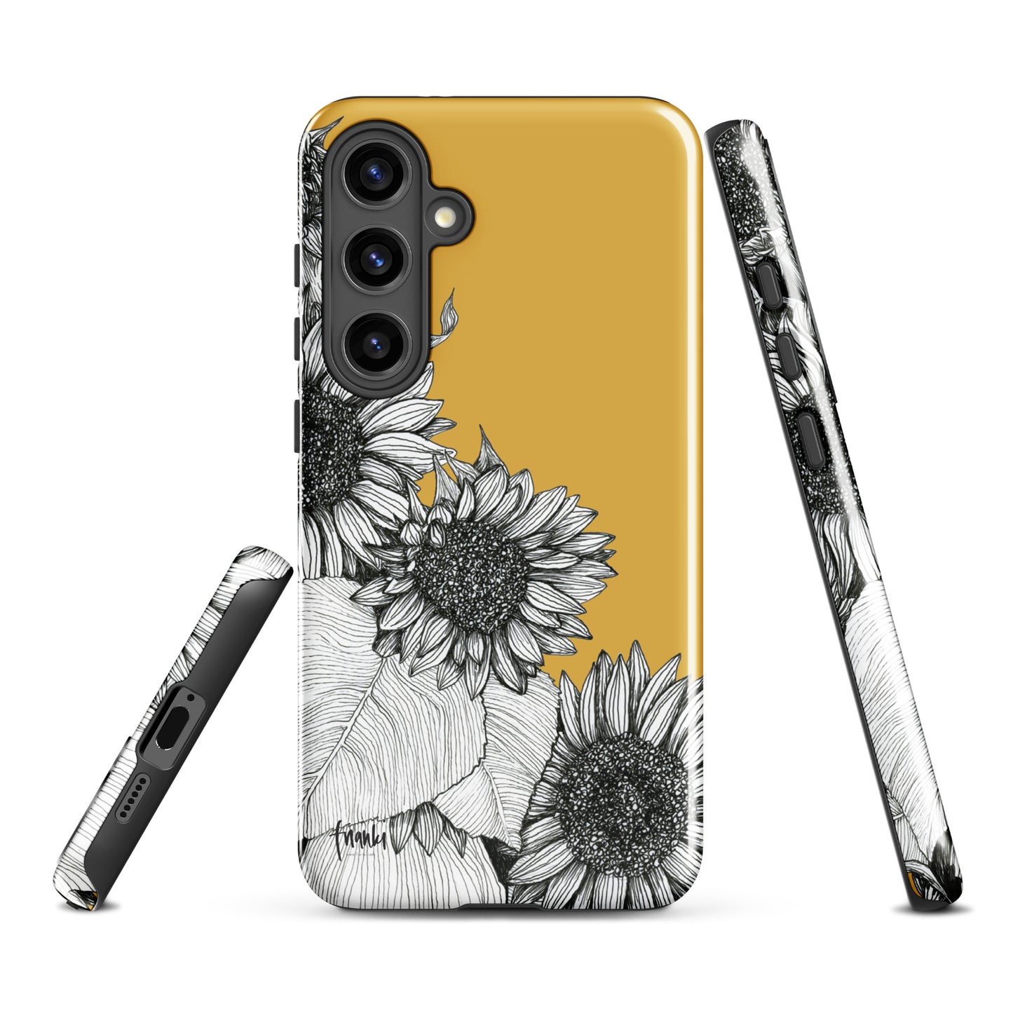 Tough case for Samsung® Sunflowers Oblique Mustard