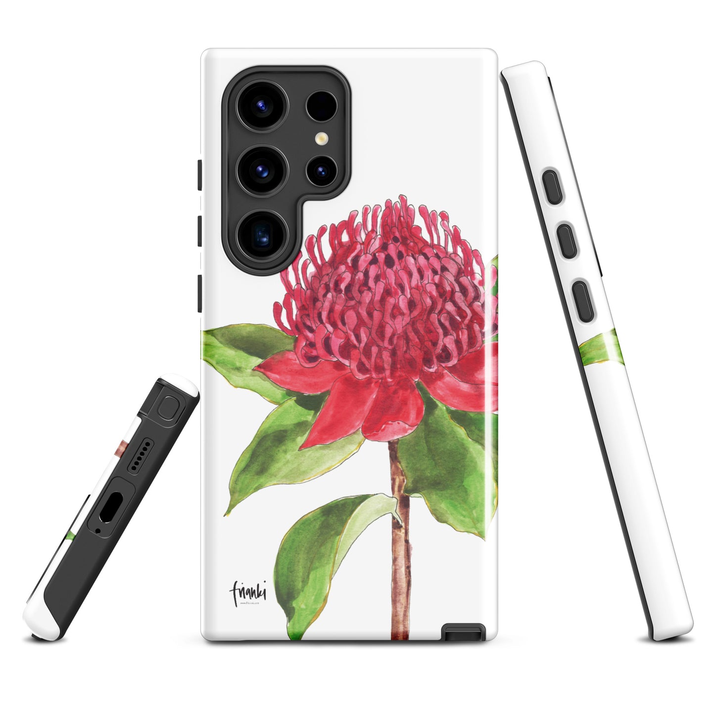 Tough case for Samsung® Watercolour Waratah