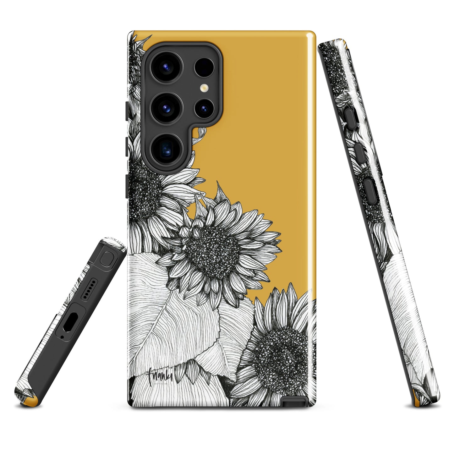 Tough case for Samsung® Sunflowers Oblique Mustard